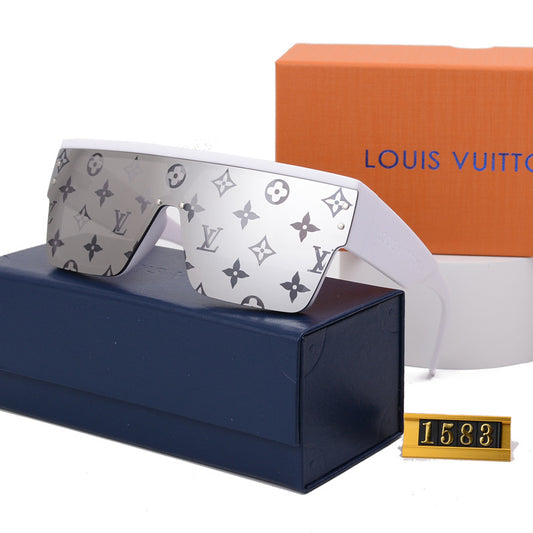 Futuristic Oversized One-Piece Sunglasses (Model 1583)