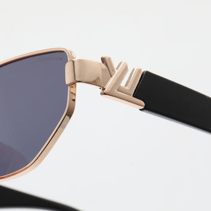 V-Logo Metal Square Sunglasses (Model 6A006)
