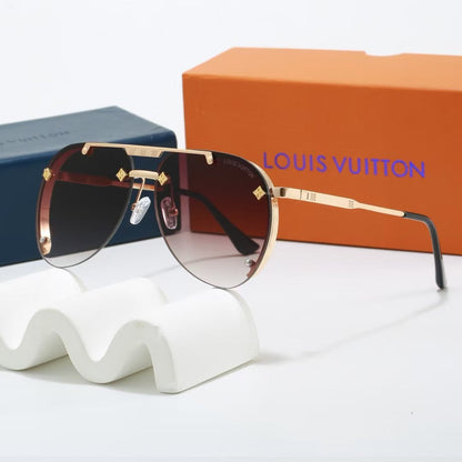 New European and American style metal trendy sunglasses