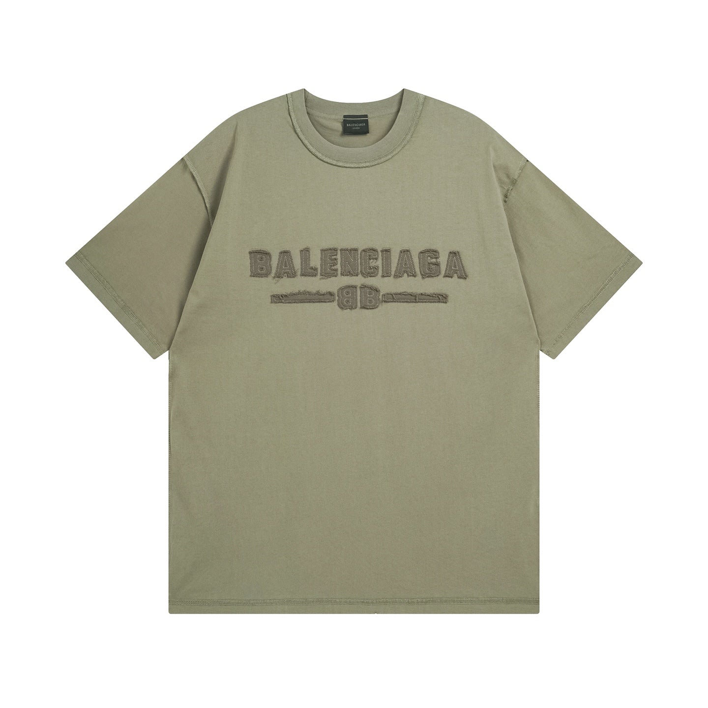 Embroidery wash t-shirt