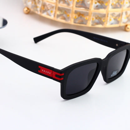 Luxury Metal Polygon Sunglasses Brand Design Fashion  6111