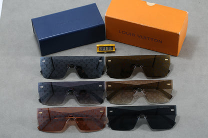 Monogram Integrated Rimless Sunglasses (Model 2205)