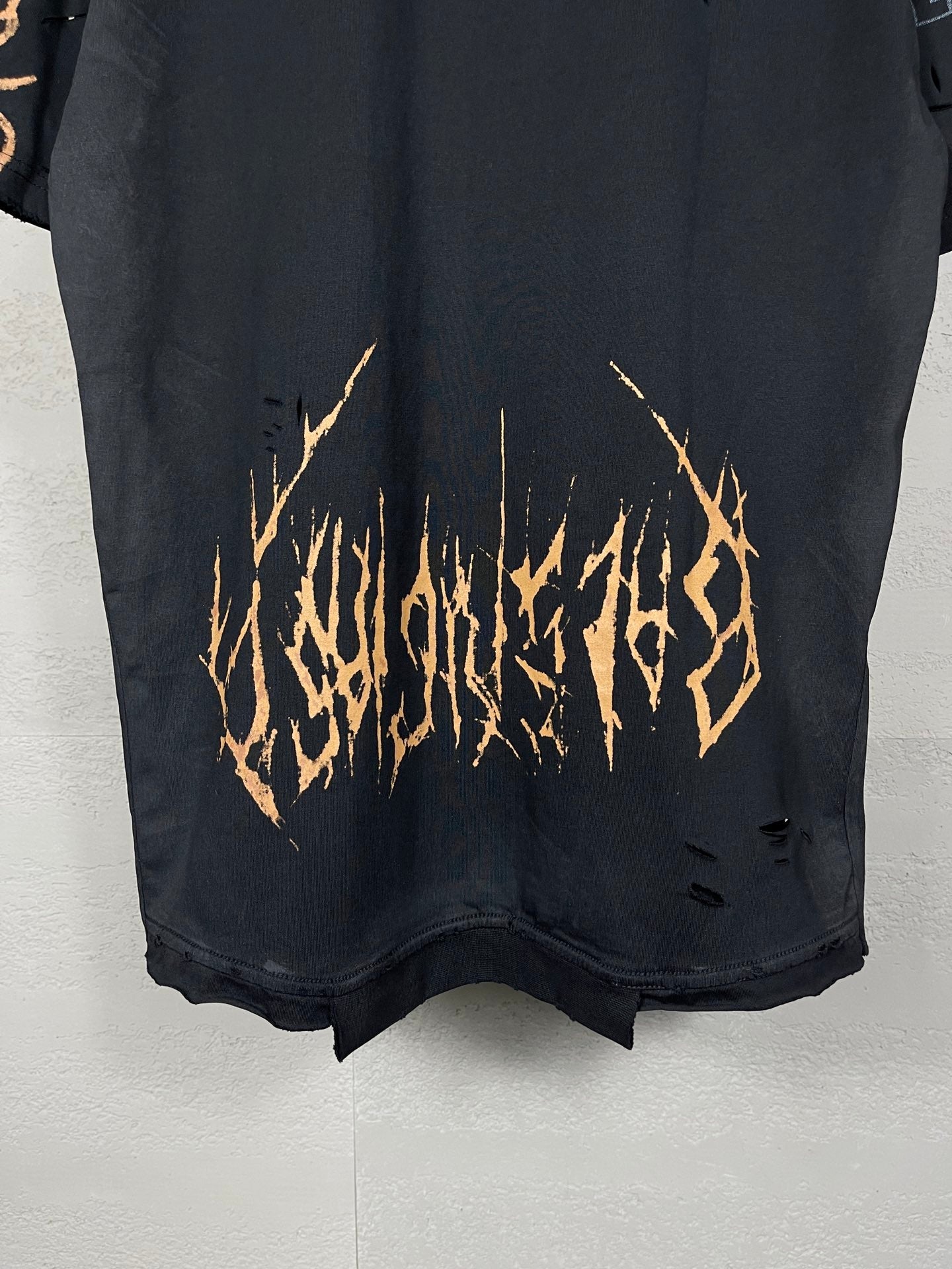 Wash gradient pattern t-shirt