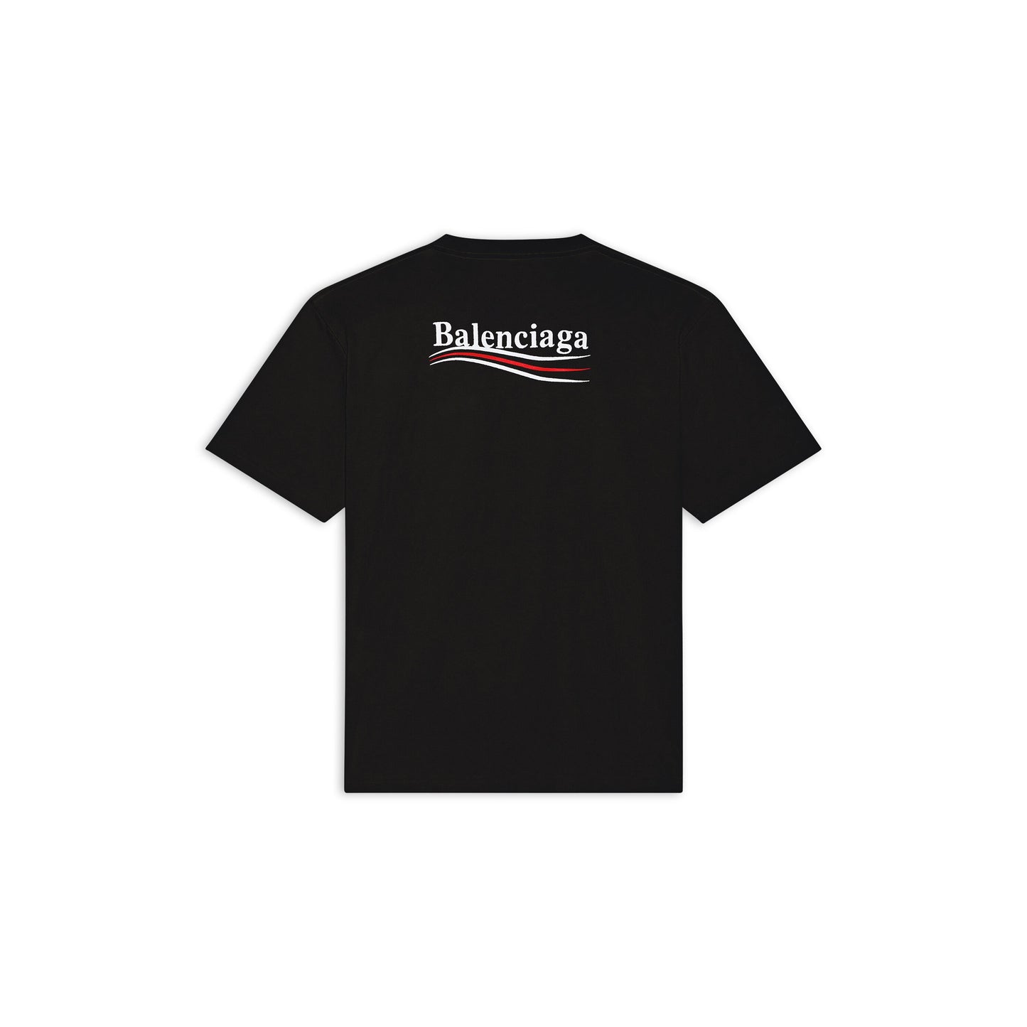 Classic round collar cotton embroidery t-shirt