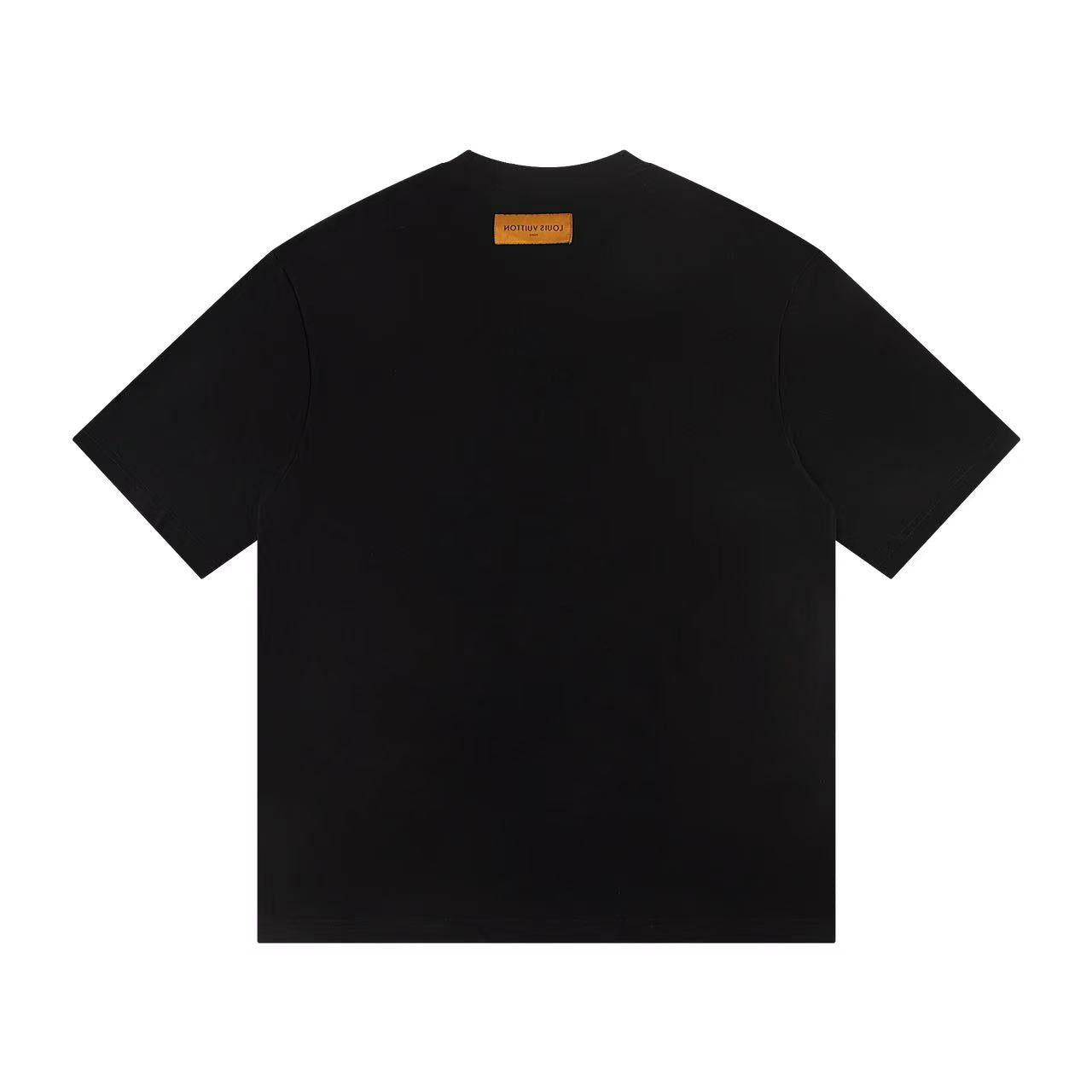 New embroidery splicing t-shirt