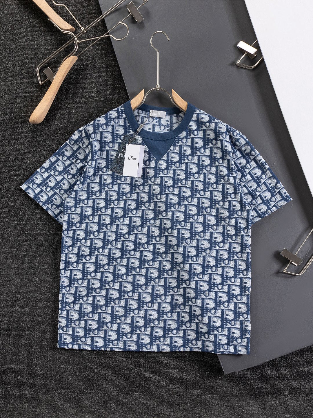Full print jacquard technology t-shirt