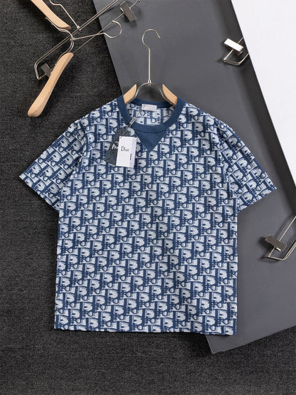 Full print jacquard technology t-shirt