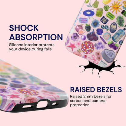 Rainbow Collage Phone Case