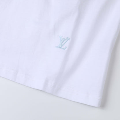New full-embroidery t-shirt