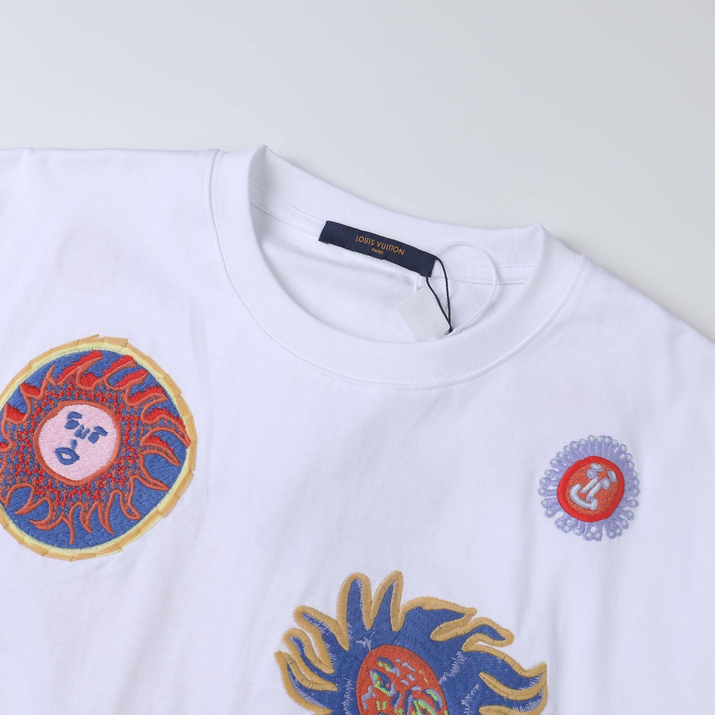 New full-embroidery t-shirt