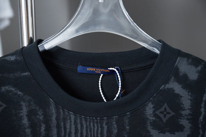 Corrugated texture printing t-shirt