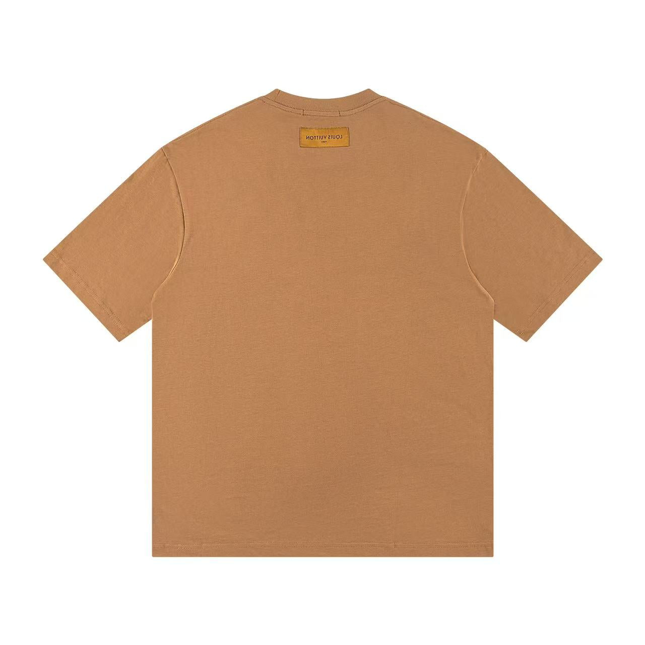 New embroidery splicing t-shirt