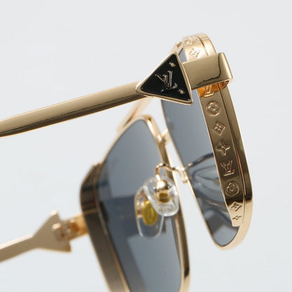 Double Bridge Metal Square Sunglasses