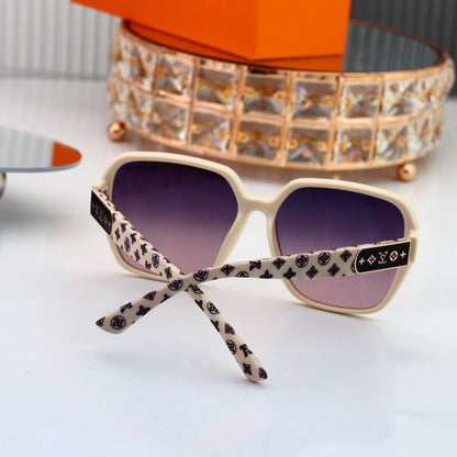 Monogram Temples Oversized Sunglasses 4054