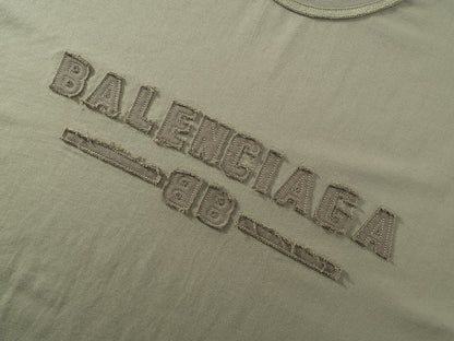Embroidery wash t-shirt