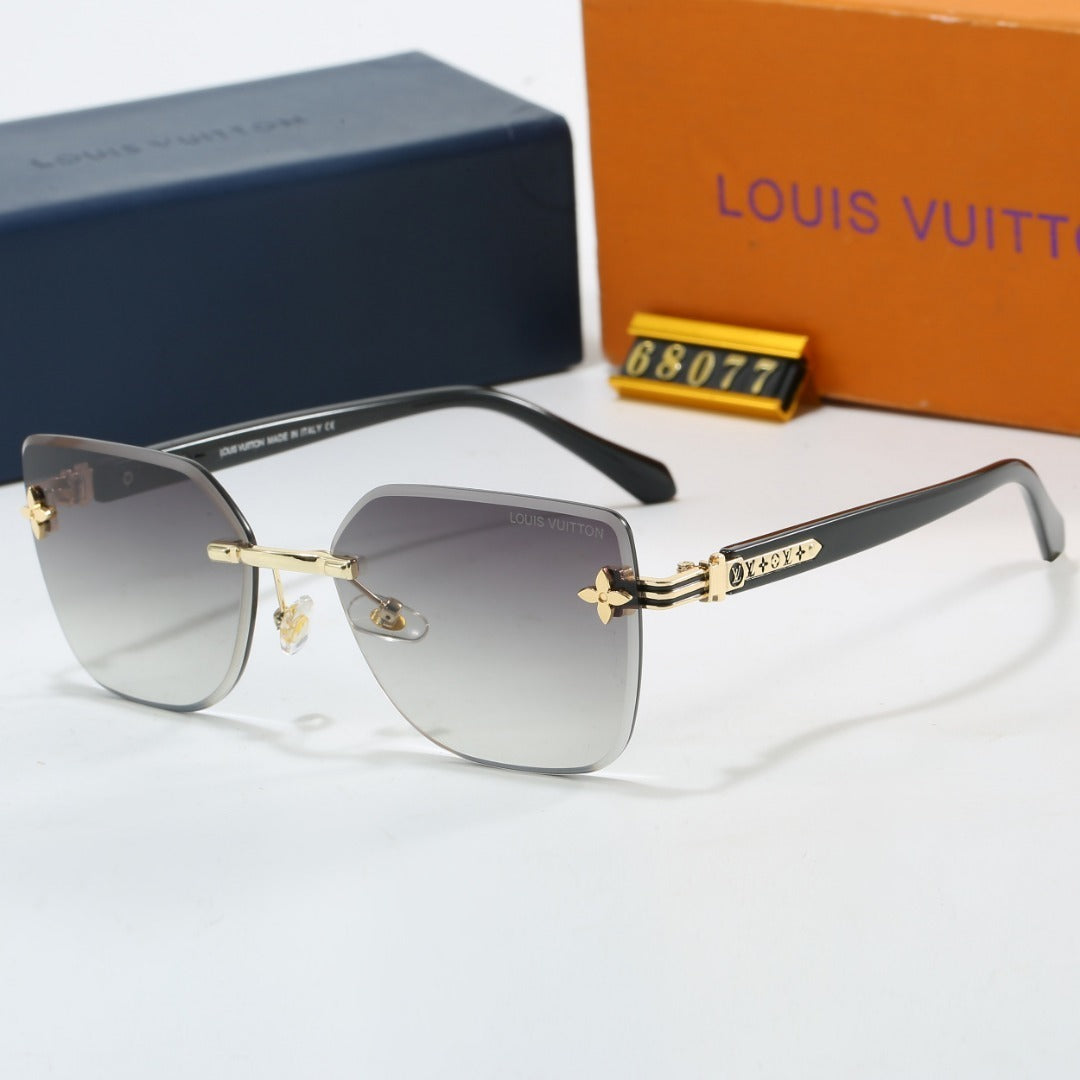 Clover Stud Rimless Sunglasses