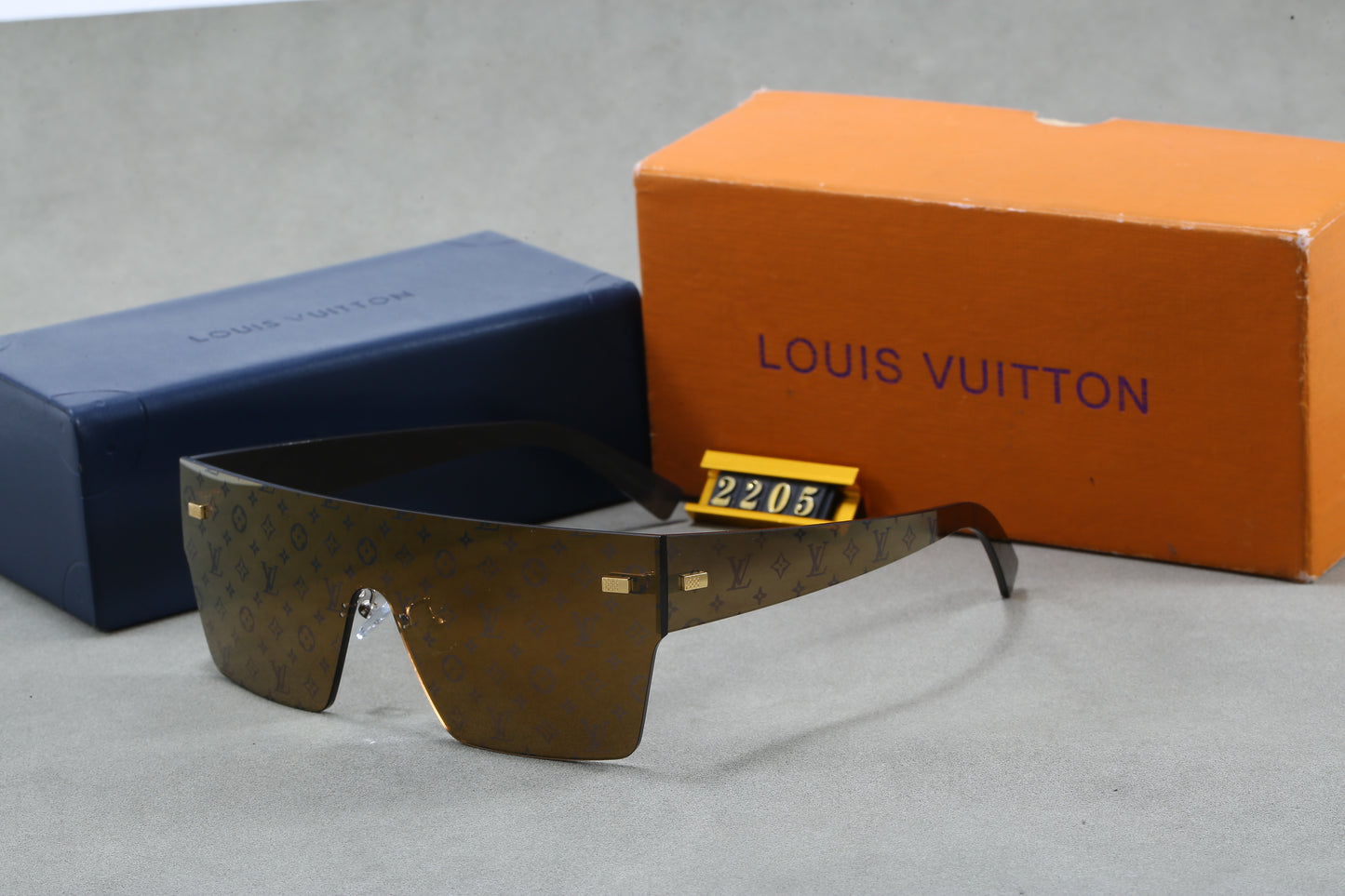 Monogram Integrated Rimless Sunglasses (Model 2205)
