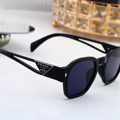 Polarized Sunglasses Personality Rivet Small Round Frame Sunglasses  3337