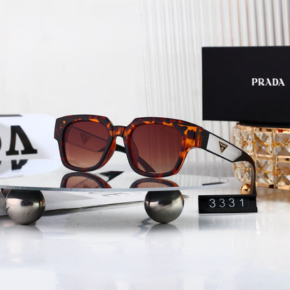 Casual Metal Polygon Sunglasses Fashion Streetwear  3331