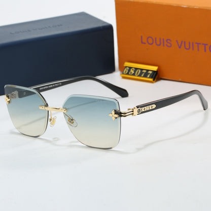 Clover Stud Rimless Sunglasses