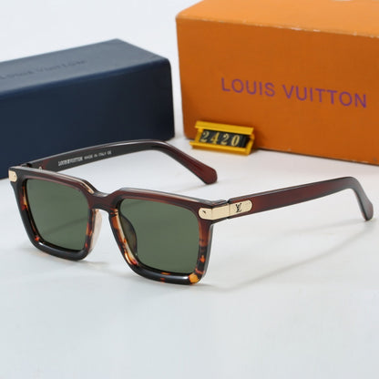 Urban Box Oversized Sunglasses with Metal Detail (Model 2420)