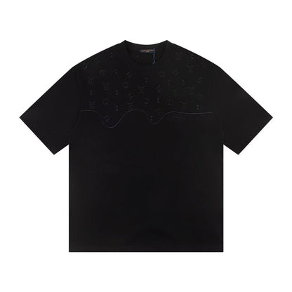 New embroidery splicing t-shirt