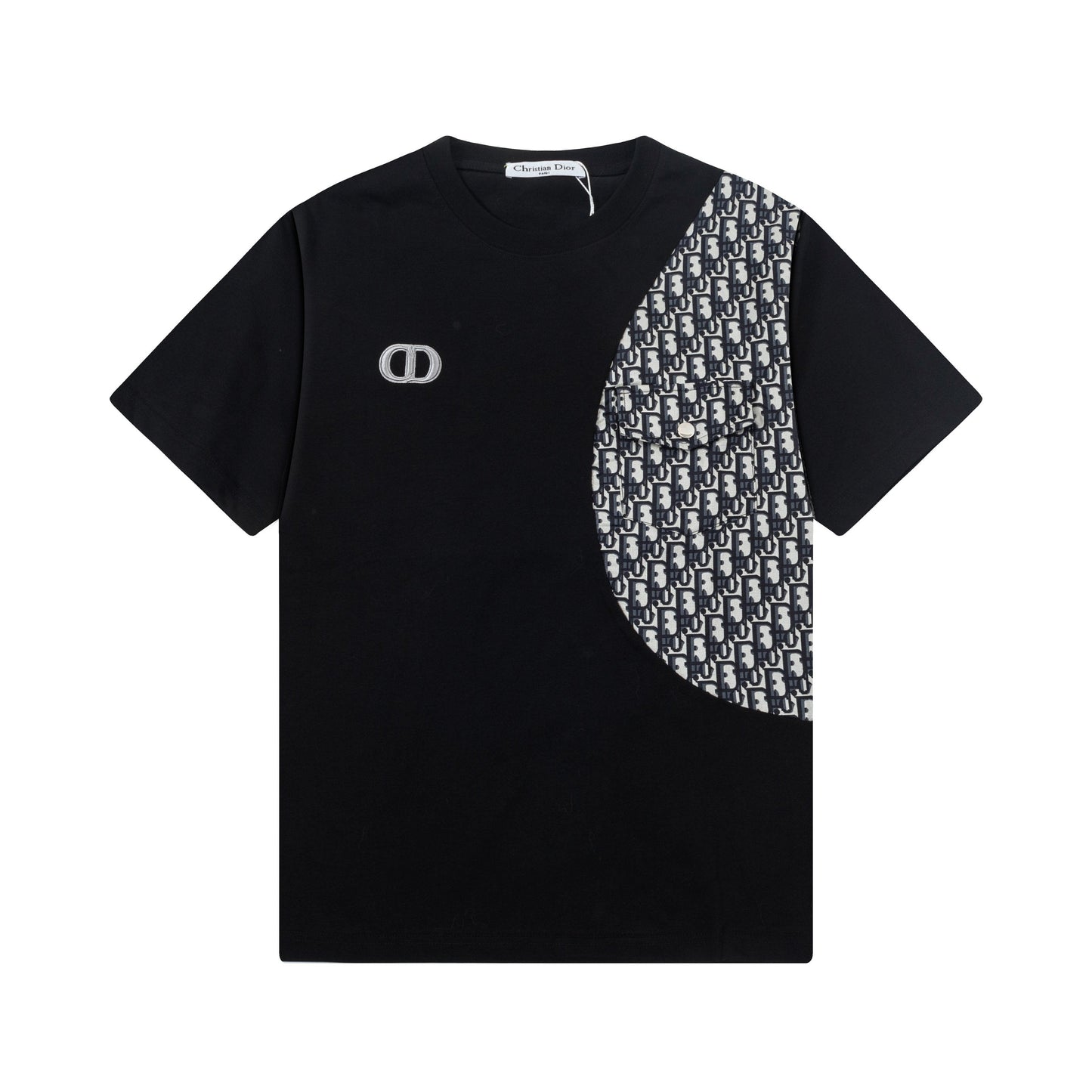 New embroidery splicing t-shirt