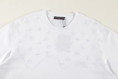 New embroidery splicing t-shirt