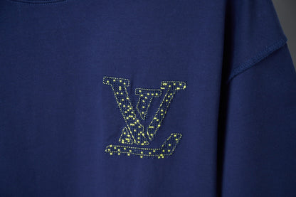 New embroidered cotton t-shirt