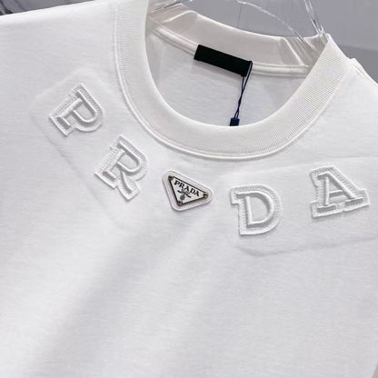 High quality craftsmanship metal logo t-shirt