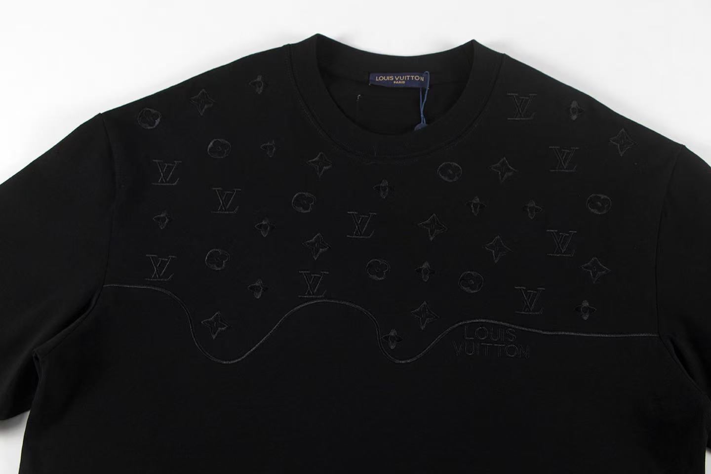 New embroidery splicing t-shirt