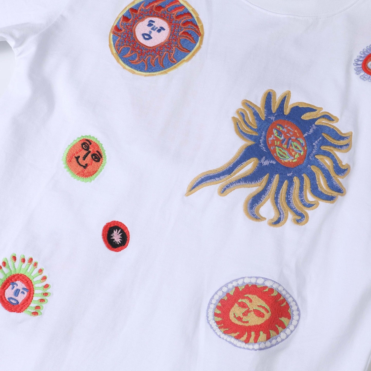 New full-embroidery t-shirt