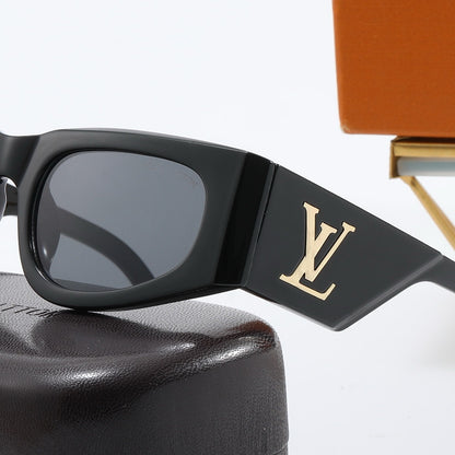 Vintage Cat-Eye Bold Frame Sunglasses with Metal Detail (Model 4191)