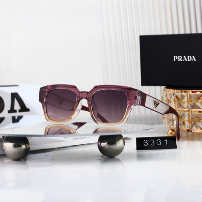 Casual Metal Polygon Sunglasses Fashion Streetwear  3331