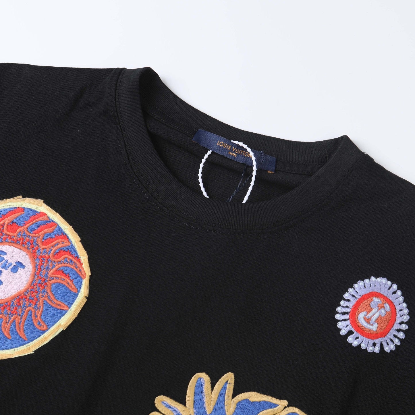 New full-embroidery t-shirt