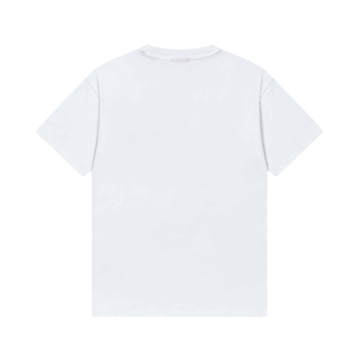 Colorful embroidered pure cotton t-shirt