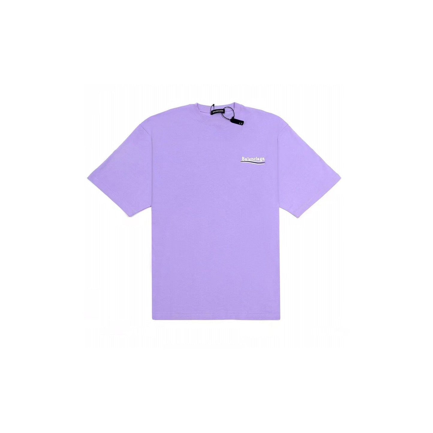 Classic round collar cotton embroidery t-shirt