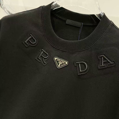 High quality craftsmanship metal logo t-shirt