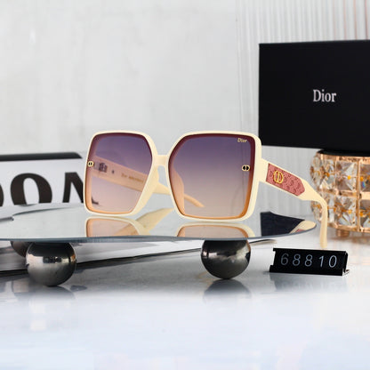 Simple and stylish metal sunglasses  68810